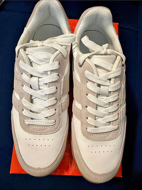 Lucky Step Air Cooled Women's Sneakers White & Pink US 8.5 Like New